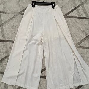 Paisie Linen Wide Leg Culottes UK 10